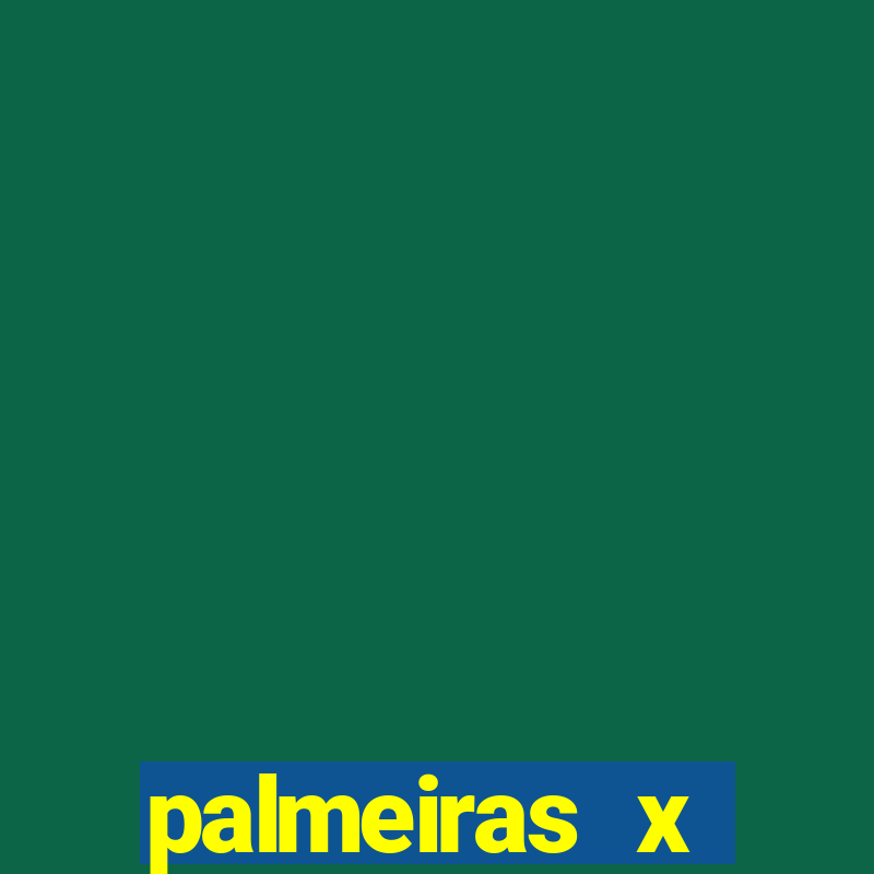 palmeiras x cruzeiro futemax